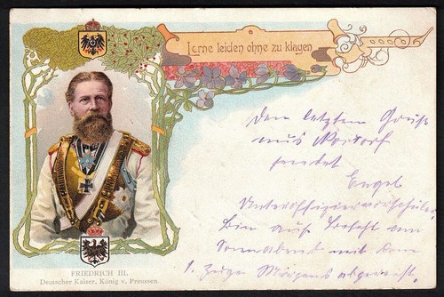 Impero tedesco 1900 cartolina