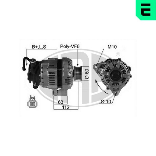 Alternatore era 210024a - alternatore,