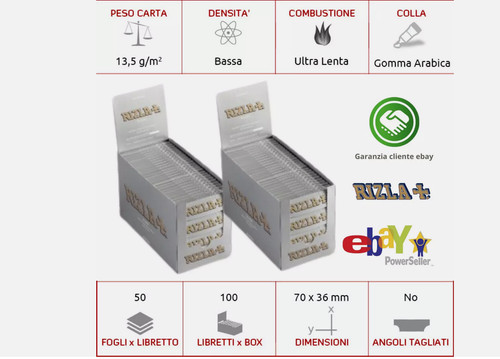 000 cartine rizla corte - cartine,