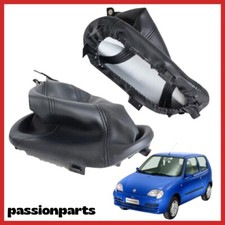 CUFFIA LEVA CAMBIO FIAT 600 SEICENTO DAL 1998 COMPLETA DI GHIERA IN SIMIL PELLE