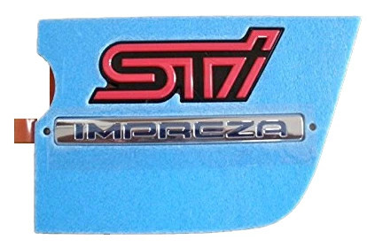 Subaru emblema posteriore sti - subaru,