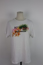 ICEBERG ICE MAGLIA DONNA TG. M WOMAN CASUAL VINTAGE T-SHIRT  TOP CANOTTA COTONE