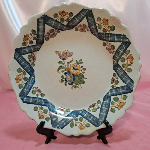 Piatto maiolica policroma - piatto, in