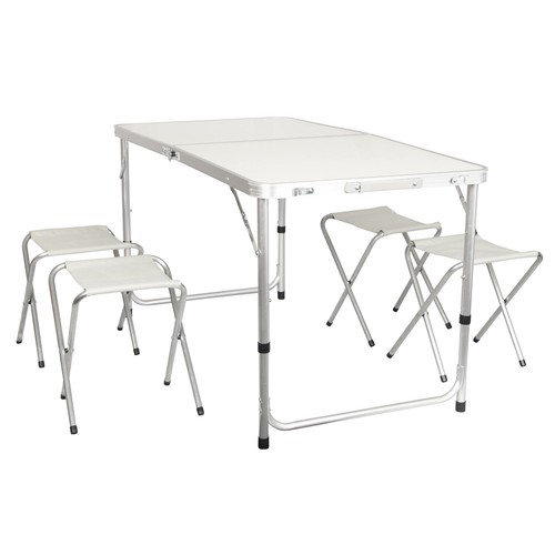 Set alluminio tavolo campeggio - set,
