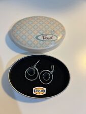 orecchini FOSSIL acciaio con pendente