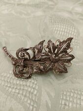 Antica spilla argento oro