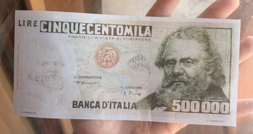 500000 lire carducci prova - lire,