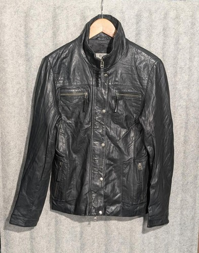 Giacca vera pelle ricano nera - giacca,
