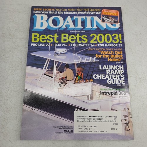 Boating magazine november 2002 - magazine,