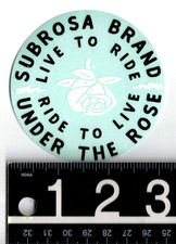 Adesivo Subrosa BMX 3 in tondo
