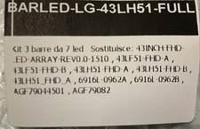 Barre Led Tv LG 43LH51