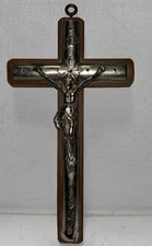 Antico Crocifisso In Legno E