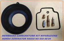 KIT HONDA DOMINATOR NX650 NX 650 88-94 RIPARAZIONE MEMBRANA CARBURATORE