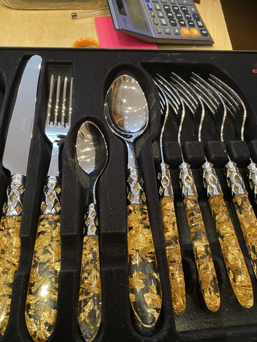 Couverts bugatti paillettes - couverts,