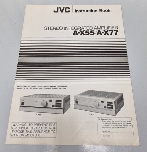 Jvc x55 a - jvc, stereo