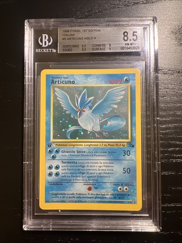 Articuno fossil holo bgs - ed,