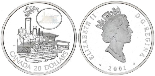 Canada dollaro 2001 - canada, 20