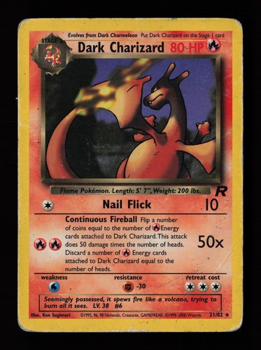 Dark charizard non holo - charizard,