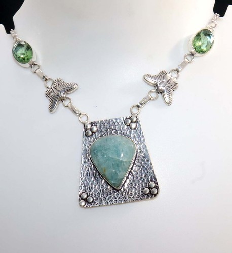 Collana trend acquamarina - on-trend,