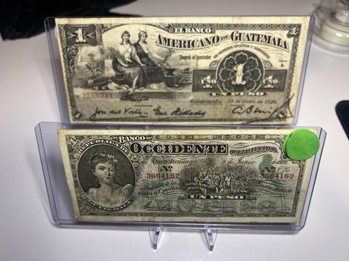 Guatemala set billetes de - set,