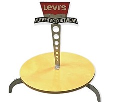 Espositore LEVI'S metallo legno arredamento negozio accessori abbigliamento