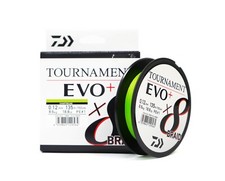 DAIWA Tournament X8 Treccia Evo+ Chartreuse/Verde Lime 135m - varie misure