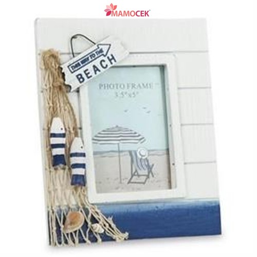Cornice portafoto legno bianco - cornice,