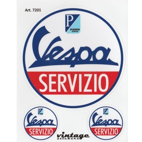 Adesivo serie vintage - adesivo, vespa