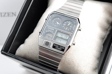 Orologio CITIZEN ANA-DIGI TEMP JG2101-78E Analogico Digitale Vintage NUOVO [Extra 15%OFF]