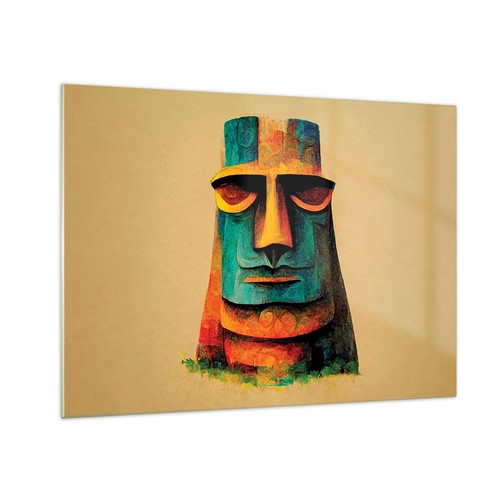 Quadro vetro 70x50cm statua - quadro,