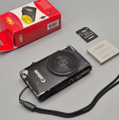 Canon ixus 220 black 1mp - ixus,
