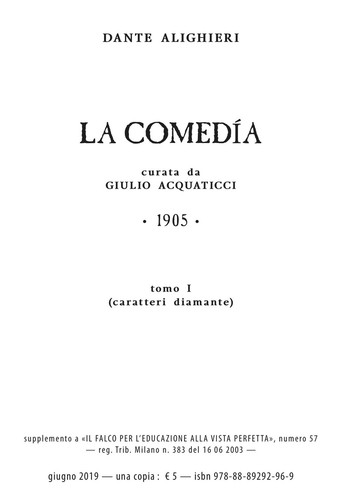 Comedía ediz a caratteri - ediz.,