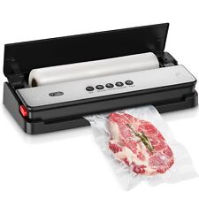 Bonsenkitchen Macchina Sottovuoto per Alimenti, Tagliapasta Incorporato e Rotoli