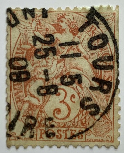 1908 tours figlio annullo - "tours",