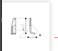 20 x ZAPPETTE ZAPPE MOTOZAPPA MOTOCOLTIVATORE GOLDONI FRESA 21 COR H71 L176 45x6