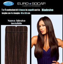 Euro Socap Hair Extension di alta qualità in biadesivo invisibile (novità) 