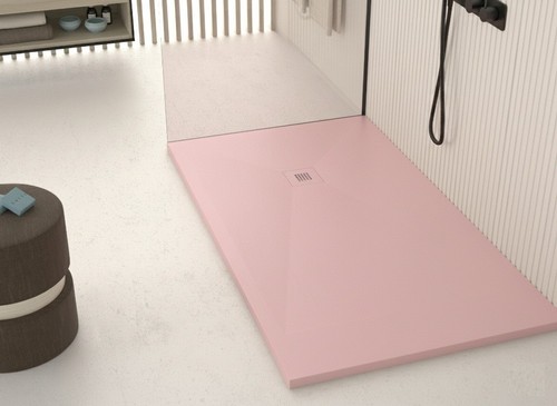 Piatto doccia rosa - , in
