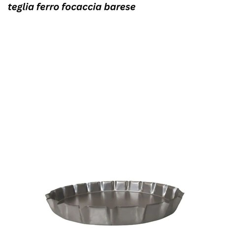 Teglia ferro 10cm per focaccia - ferro,