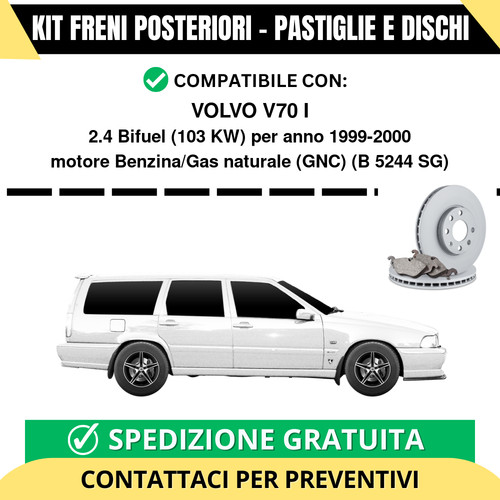 Kit freni posteriori - kit,