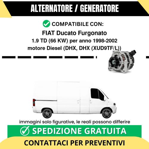 Alternatore fiat ducato - alternatore,