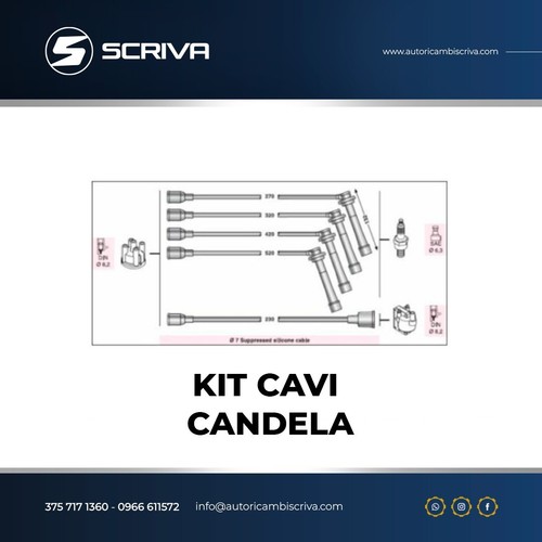 Kit cavi candela suzuki - candela, vitara