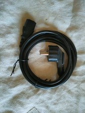 CAVO ALIMENTAZIONE PC SPINA SCHUKO PRESA VDE C13 ANGOLATA NERO UNIVERSALE