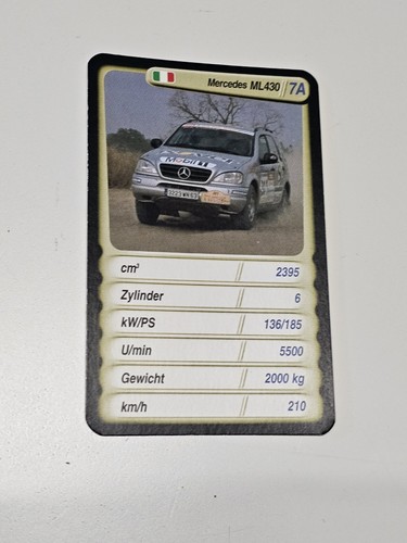 Mercedes 430 scheda - ml,