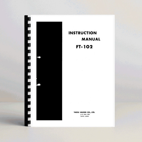 Yaesu 102 manuale - manuale, di