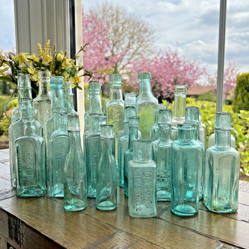 Variety antique glass - antique,
