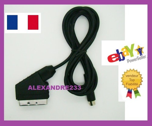 Cable rgb peritel pour sega - cable,