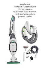 ASPIRAPOLVERE Folletto VORWERK VK150  CON picchio Completo E Accessori 