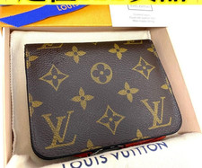 Portafoglio compatto Louis Vuitton Porte Monnaie Insolite Coquelicot Monogram