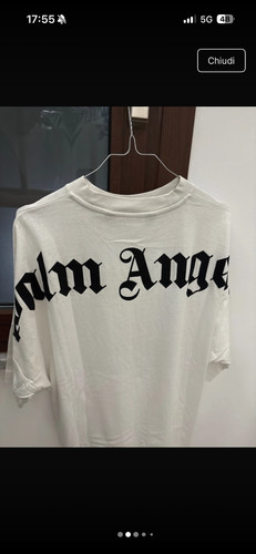 Maglia palm angels bianca - palm,