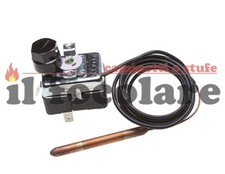 TERMOSTATO SICUREZZA CON SONDA 90°110° STUFA PELLET RIARMO MANUALE MONTEGRAPPA